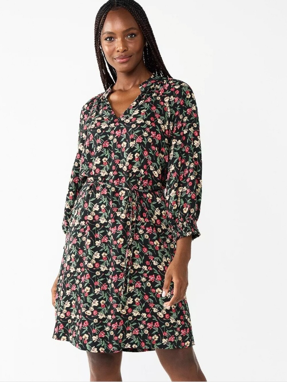 Draper James RSVP Elbow Sleeve Mini Dress Size Small